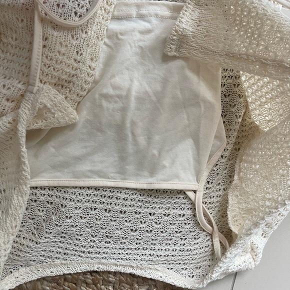 Long Sleeve Cream Shirt - Picture 7 of 7